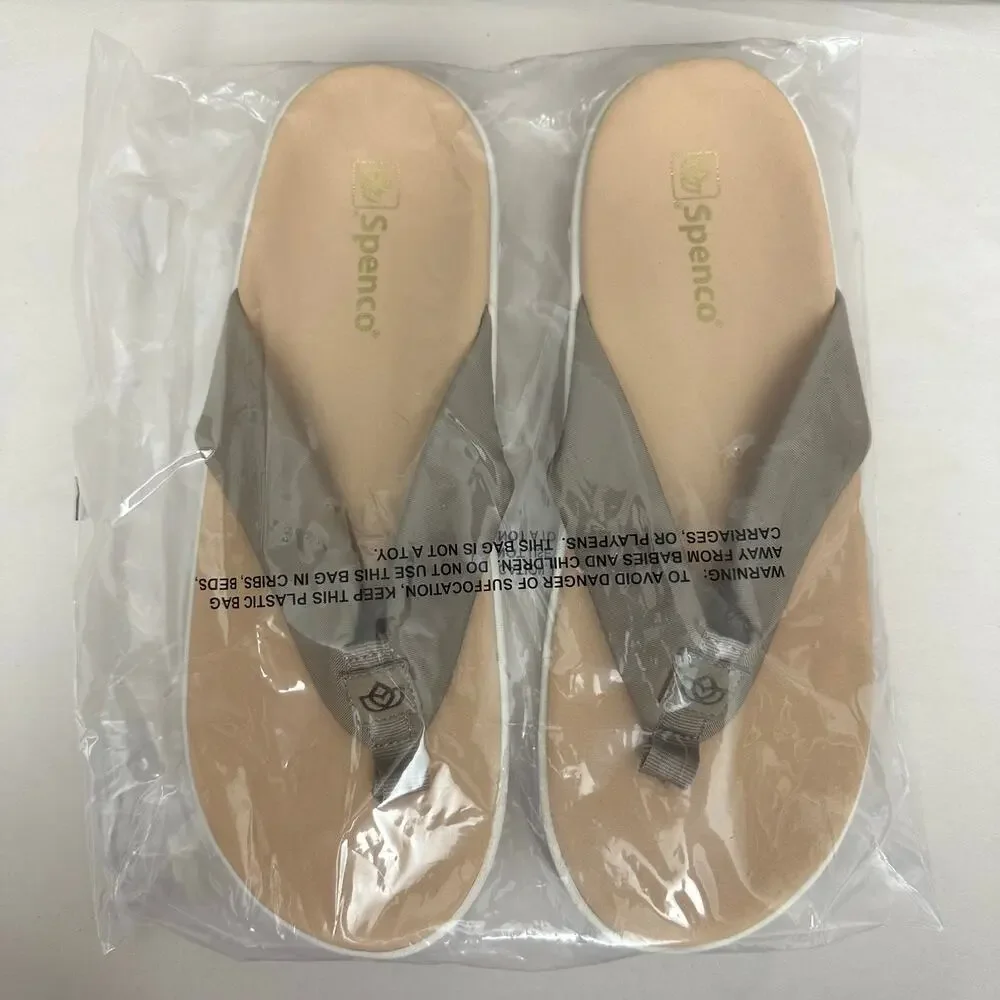 Spenco Victoria Arch Support Orthotic Sandals in Taupe Size 12 Casual Resortwear